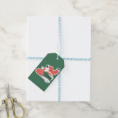 Étiquette de cadeau de Noël – Festive (Avec de laficelle)
