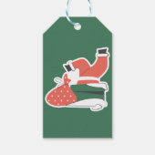 Étiquette de cadeau de Noël – Festive (Devant)