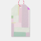 Étiquette de cadeau de Noël Joyeuses Fêtes d'Art A (Dos)