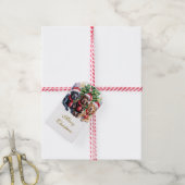 Étiquette de cadeau de Noël Labrador (Avec de la ficelle)