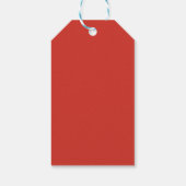 Étiquette de cadeau de Noël Manchot Mignon (Dos)