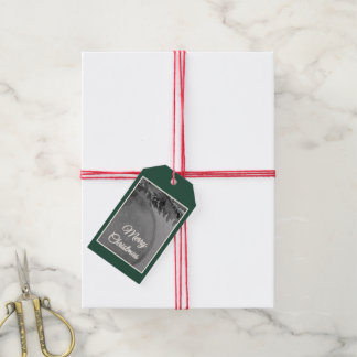 Étiquette de cadeau de Noël Ornement Aquarelle Eve