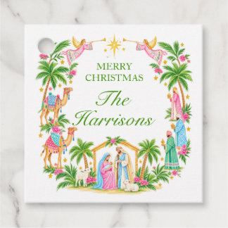 Étiquette de cadeau de Noël personnalisée