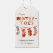 Étiquette de cadeau de Noël pour vos gui-toes (Devant)