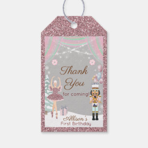 Étiquette de cadeau de Noisette Sugar Plum