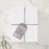Étiquette de cadeau de Noisette Sugar Plum (Avec de la ficelle)