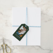 Étiquette de cadeau de photo de vacances (Avec de laficelle)