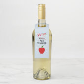 Étiquette de Cadeau de Porte-Bouteille de Vin pour (Sur bouteille)