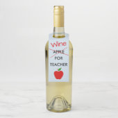 Étiquette de Cadeau de Porte-Bouteille de Vin pour (Sur bouteille)