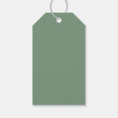 Étiquette de cadeau de premier repas de mariage à  (Dos)