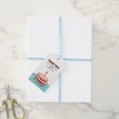 Étiquette de cadeau de remerciement pour gâteau d' (Avec de laficelle)