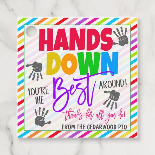 Étiquette de cadeau de savon (Devant)