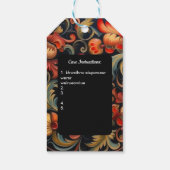 Étiquette de cadeau de soin Rosepaint Rosemaling 6 (Dos)