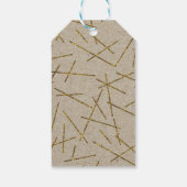 Étiquette de cadeau de vacances de Noël Bâtonnets  (Dos)