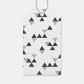 Étiquette de cadeau de vacances géométrique de Nou (Dos)