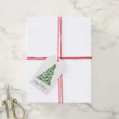 Étiquette de cadeau de vacances joyeuses | Étiquet (Avec de la ficelle)
