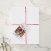 Étiquette de cadeau d'éléments naturels de Noël (Avec de la ficelle)