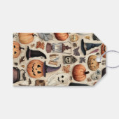 Étiquette de cadeau d'Halloween - Saison effrayant (Devant (Horizontal))