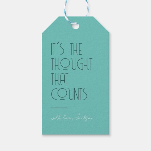 Étiquette de cadeau drôle (Devant)