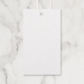 Étiquette de cadeau en feuille "Je t'aime" (Verso)