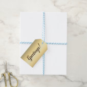 Étiquette de cadeau en or (With Twine)