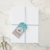 Étiquette de cadeau En route (Avec de laficelle)