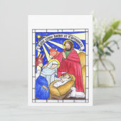 Étiquette de cadeau et carte de Noël Love Came Dow (Debout devant)