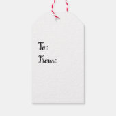 Étiquette de cadeau fait main avec amour (Dos)