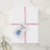 Étiquette de cadeau fait main avec amour (Avec de la ficelle)