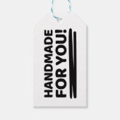 Étiquette de Cadeau "Fait Main Pour Vous" pour Art (Devant)