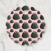 Étiquette de cadeau / faveur Cactus (Dos)