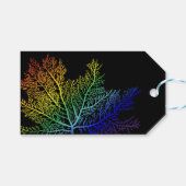 Étiquette de cadeau Fierté Algue Arc-en-ciel (Devant (Horizontal))