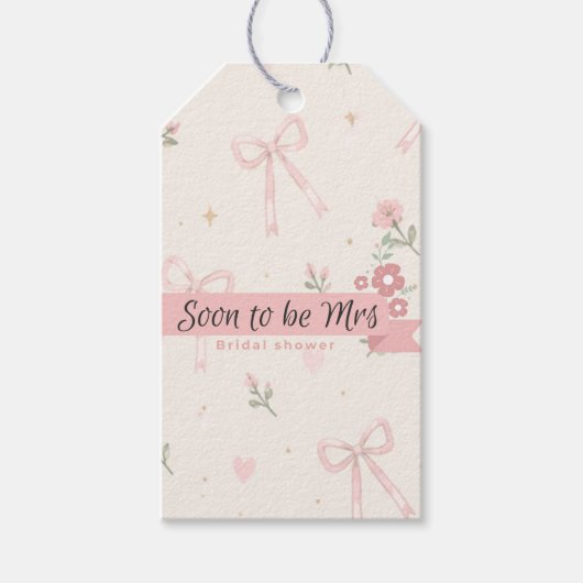 Étiquette de cadeau future Mme (Devant)
