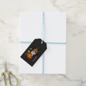 Étiquette de cadeau Gnome d'Halloween (Avec de laficelle)