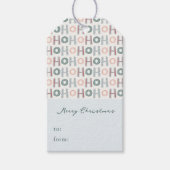 Étiquette de Cadeau Ho Ho Ho (Devant)