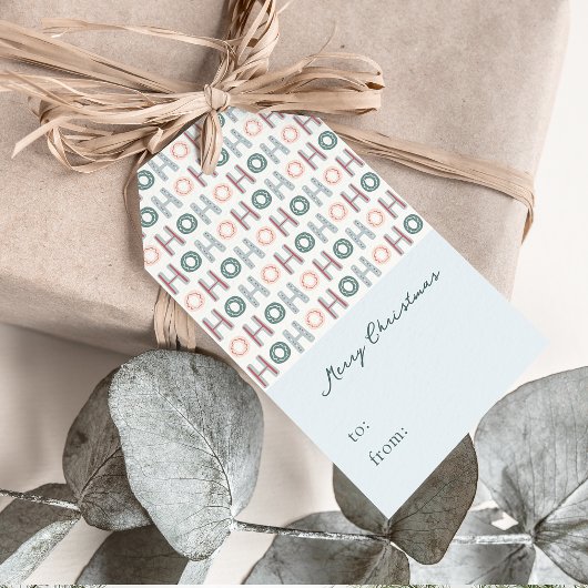 Étiquette de Cadeau Ho Ho Ho