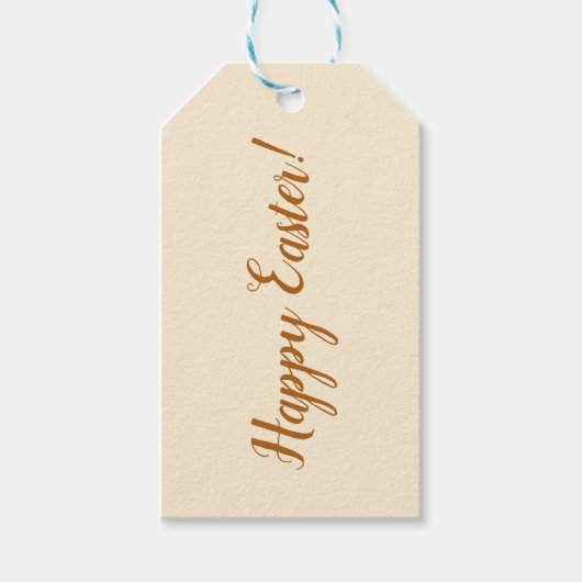 Étiquette de cadeau "Joyeuses Pâques" (Devant)