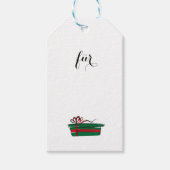 Étiquette de cadeau Joyeux Noël (Devant)