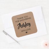 Étiquette de Cadeau Merci de L'Inonder D'Amour, (Enveloppe)