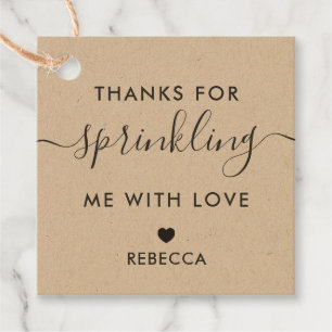 Étiquette de Cadeau Merci de M'avoir Couvé d'Amour