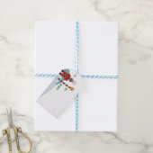 Étiquette de cadeau Mme C Pôle Nord (Avec de laficelle)