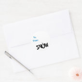 Étiquette de cadeau neige (Enveloppe)