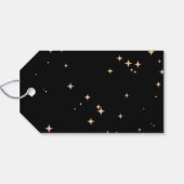 Étiquette de cadeau noir Hocus Pocus Halloween (Dos (Horizontal))