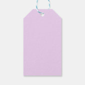 Étiquette de cadeau orchidée pastel (Dos)