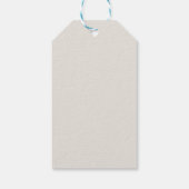 Étiquette de cadeau Ourson infirmière (Dos)