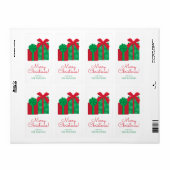 Étiquette de Cadeau Personnalisée (Feuille entière)