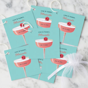 Étiquette de cadeau personnalisée "Amour et Merci"