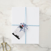 Étiquette de cadeau personnalisée avec une araigné (Avec de laficelle)
