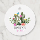 Étiquette de cadeau personnalisée Final Fiesta (Dos)