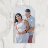 Étiquette de Cadeau Photo Saint-Valentin Geo en Fe (Verso)